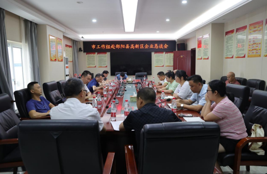 邵陽市“兩重”“兩新”工作組赴邵陽縣高新區(qū)召開企業(yè)懇談會